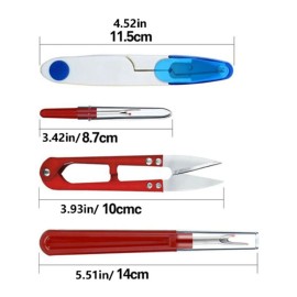 Kit Desmancha Costura com Tesoura e Abridor 4 Peças 701009