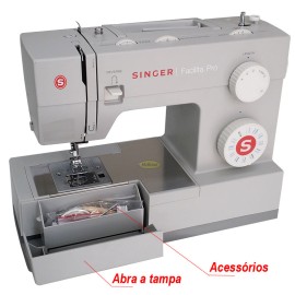 Máquina de Costura Doméstica Singer Facilita Pro 4423 Super Forte