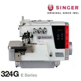 Máquina De Costura Industrial Overlock Singer 324G-131M04E Com Motor Direct Drive