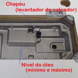 Máquina de Costura Reta Industrial Lanmax LM-9980D Completa com Motor Direct Drive