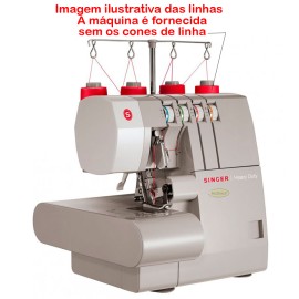 Máquina Overlock Singer Heavy Duty 14HD854 Portátil