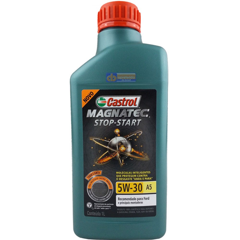 Óleo Lubrificante do Motor Castrol Magnatec Stop-Start 5W30 A5 100% Sintético 1L